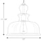 Progress Lighting Staunton Collection One-Light Pendant P5332-09 - alternate 9